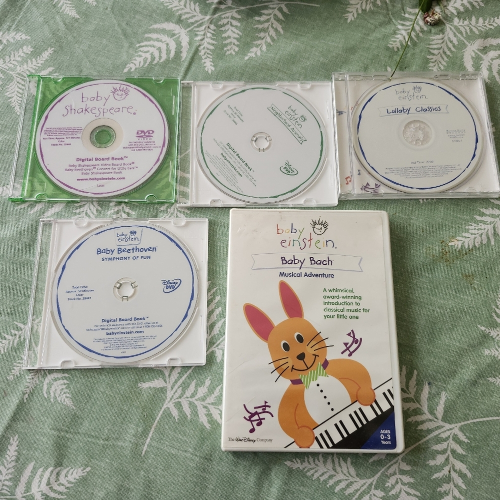 Baby Einstein Baby Shakespeare Kids Music Educational Collection Set of 5 DVDs